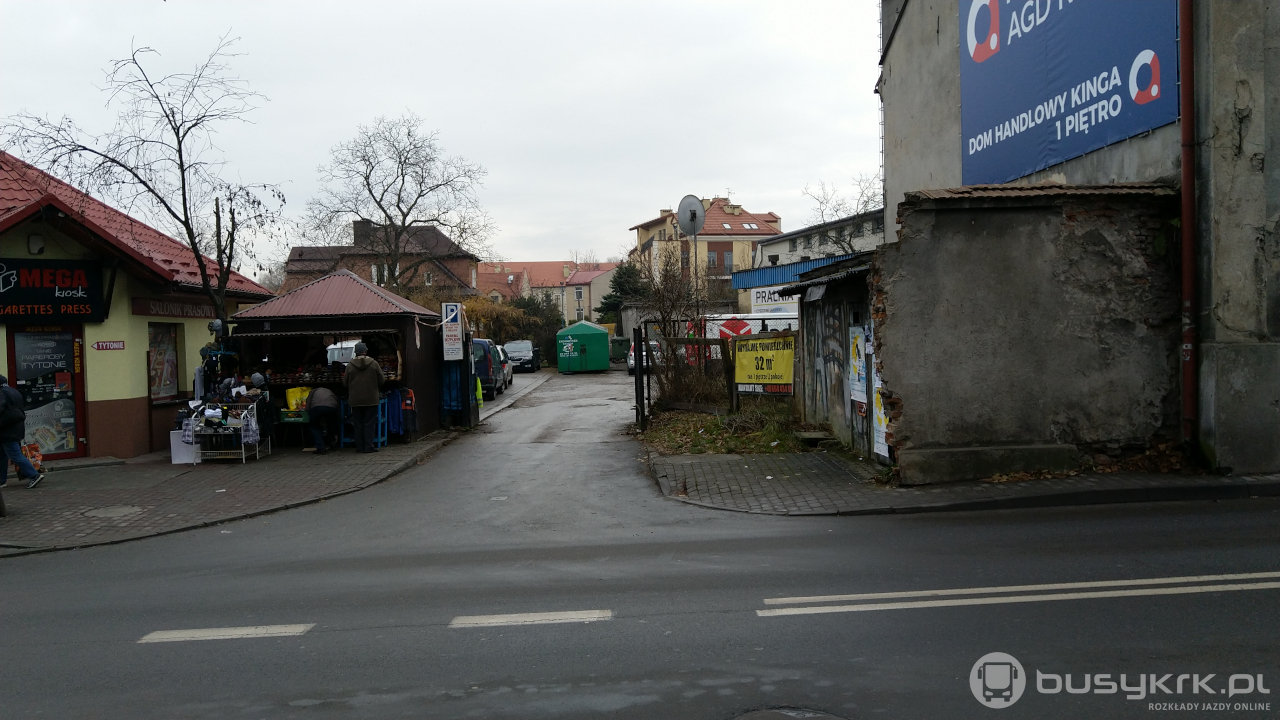 Przystanek autobusowy Wieliczka ul. Księdza Zygmunta Goliana