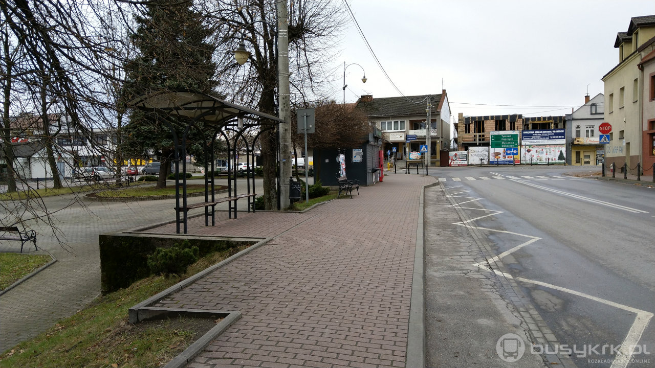Przystanek autobusowy Gd贸w ul. Krakowska